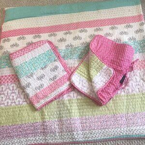 Cynthia Rowley Full/Queen Size  Quilt Set